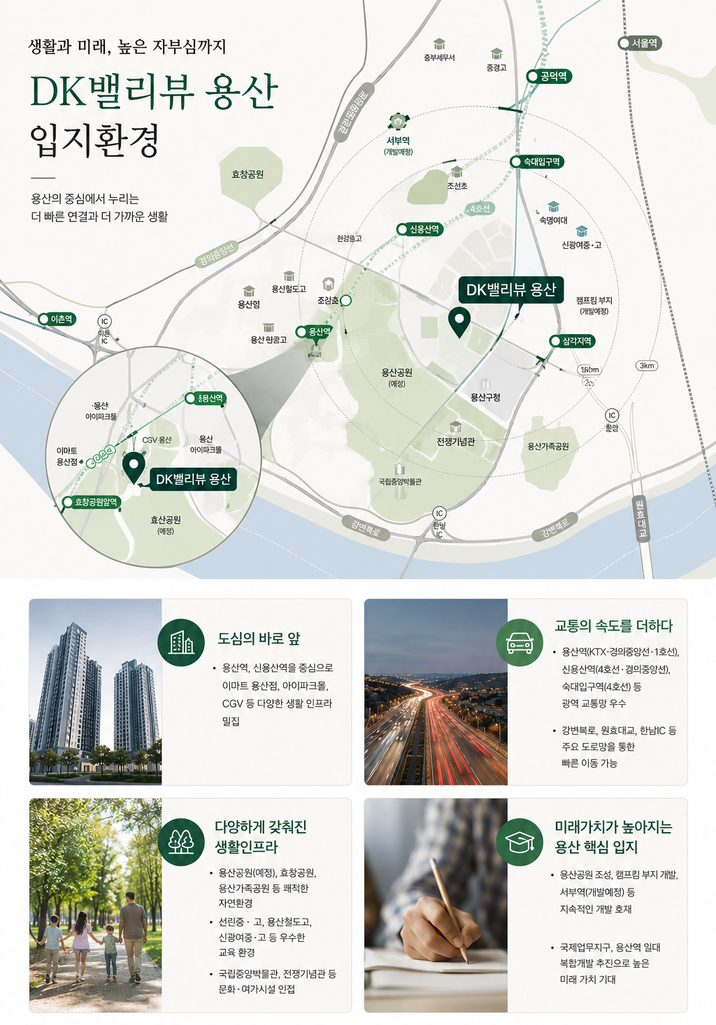 DK밸리뷰 용산 입지환경